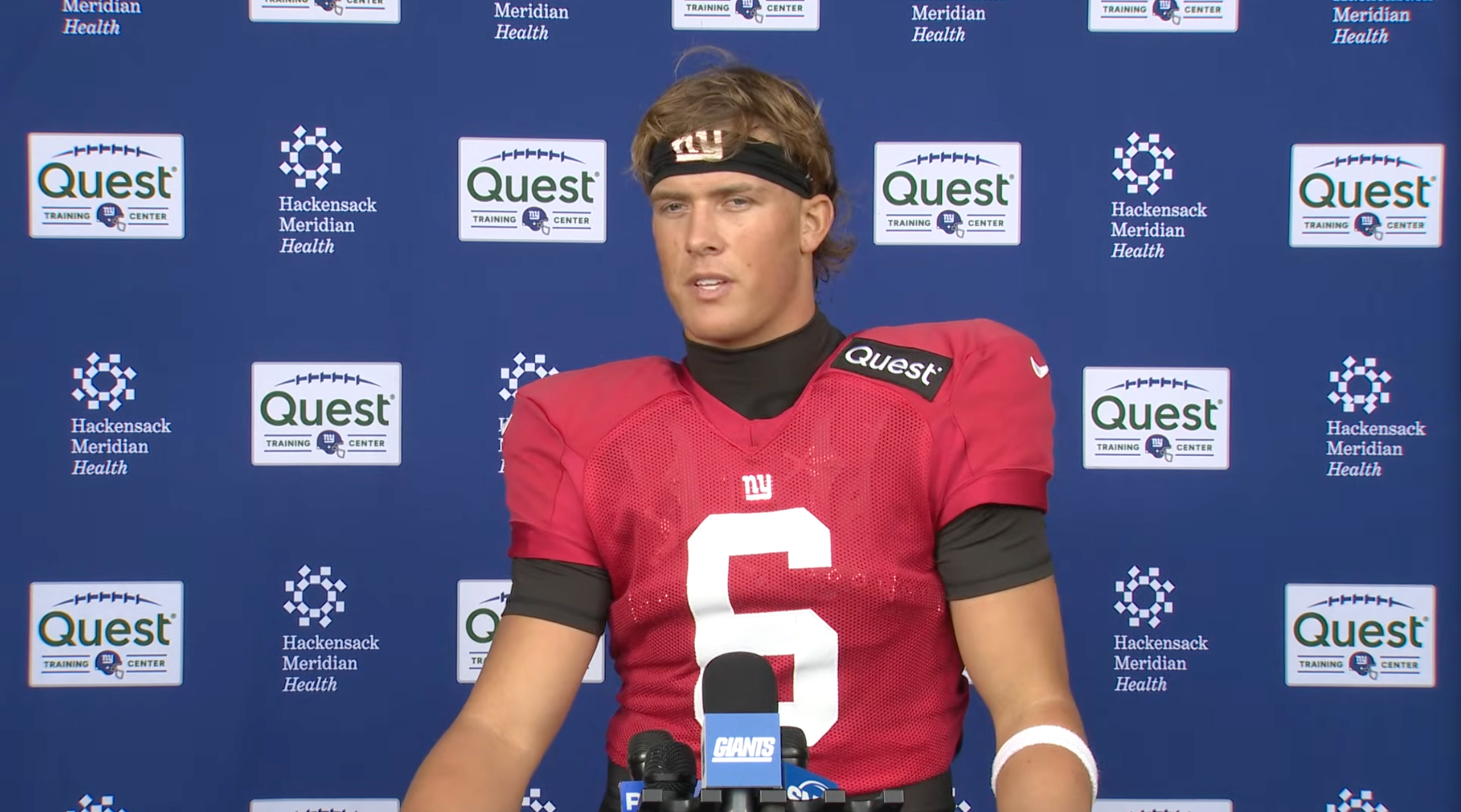 Giants QB Jaxson Dart